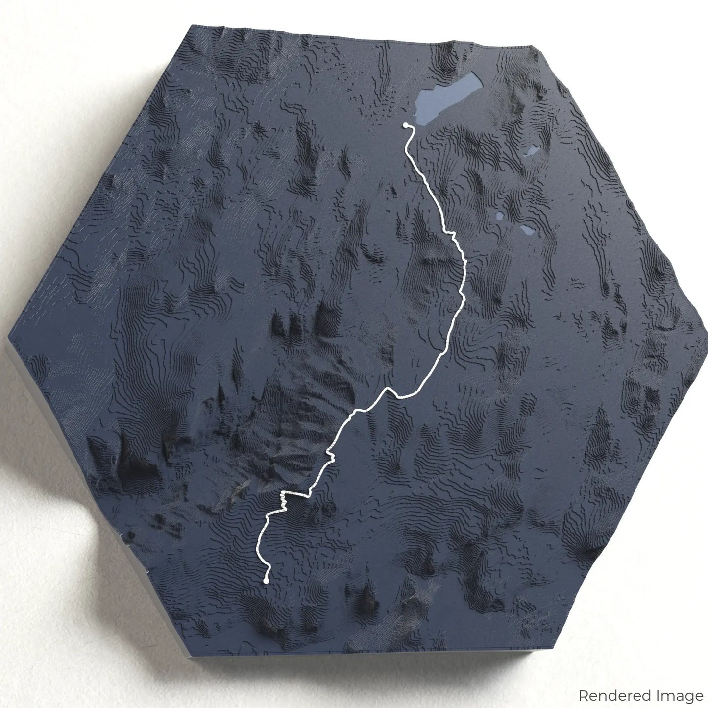 Carte 3D du sentier de repos des nuages