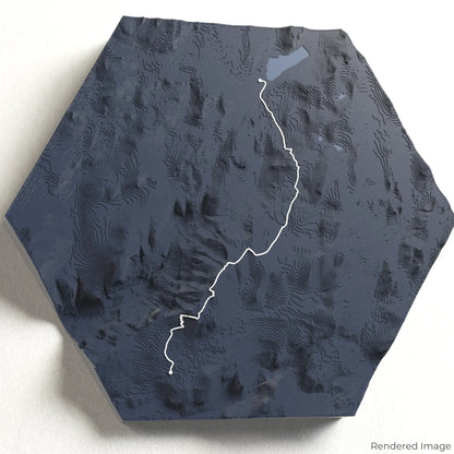 Carte 3D du sentier de repos des nuages