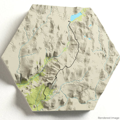 Carte 3D du sentier de repos des nuages
