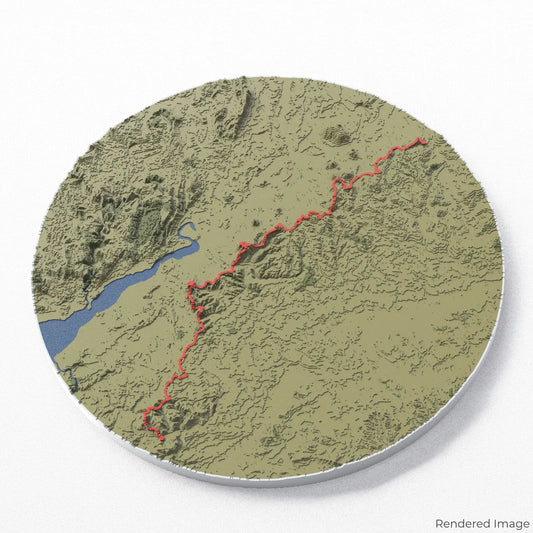 Cotswold Way 3D Map