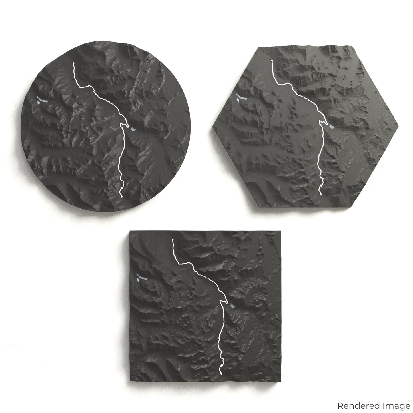 Crow Pass Trail 3D Map