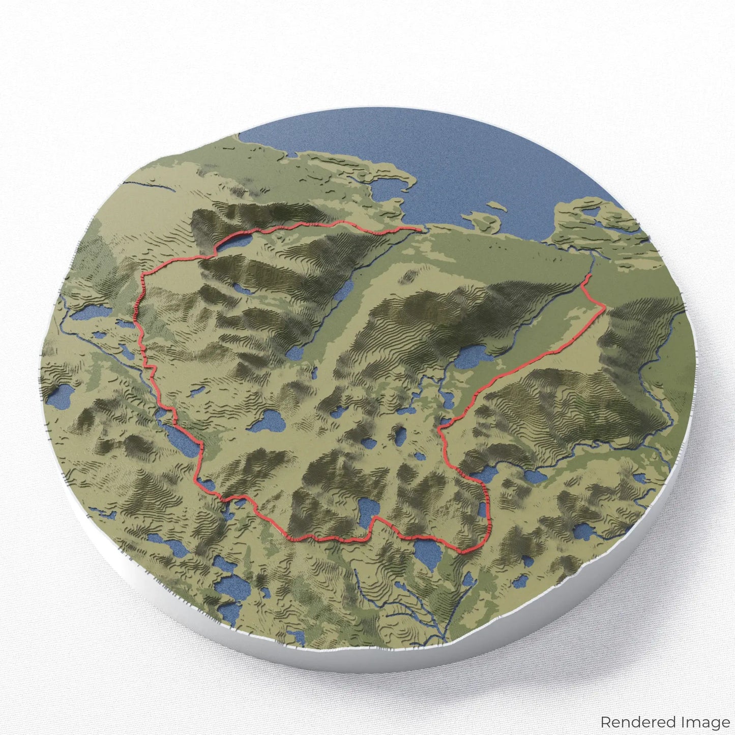 Dientes de Navarino 3D Map