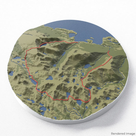 Dientes de Navarino 3D Map