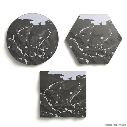Dientes de Navarino 3D Map