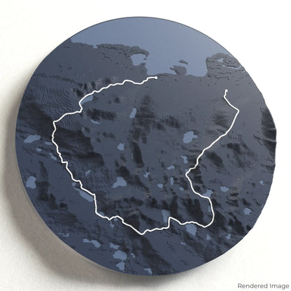 Dientes de Navarino 3D Map