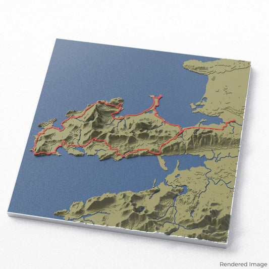 Dingle Way 3D Map