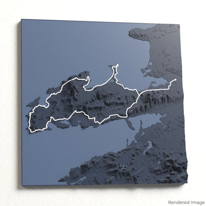 Dingle Way 3D-Karte