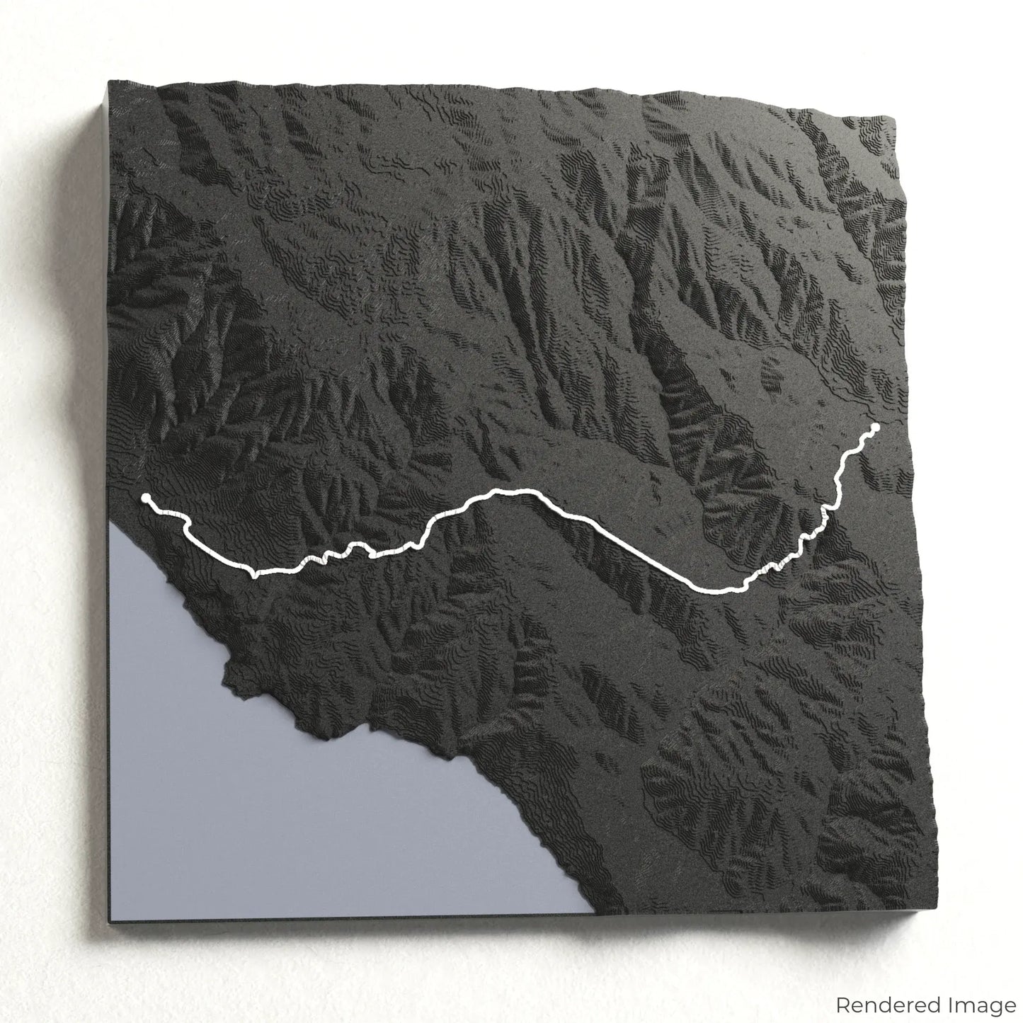 Dipsea Trail 3D-Karte