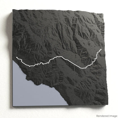 Dipsea Trail 3D-Karte