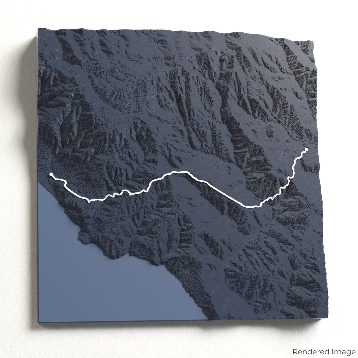 Dipsea Trail 3D-Karte