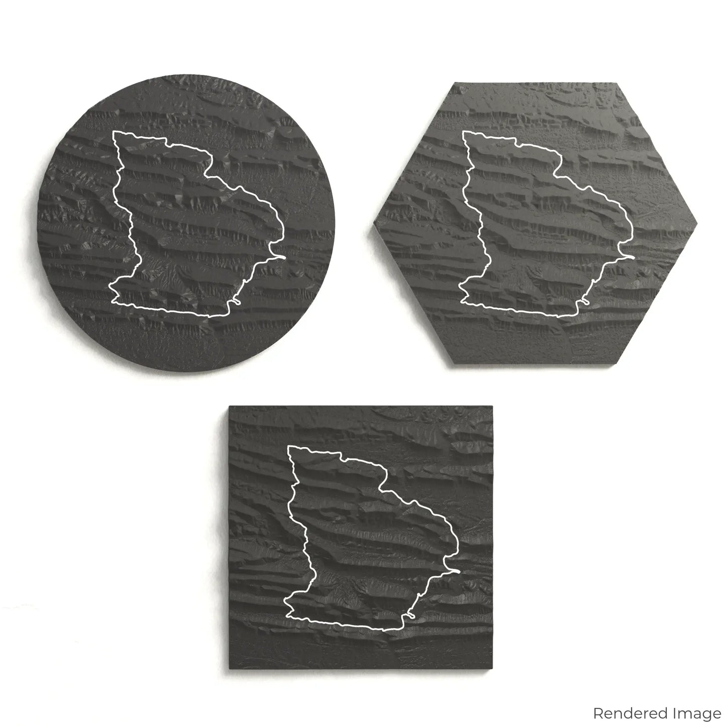 Carte 3D de la boucle Eagle Rock