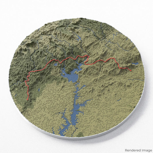 Foothills Trail 3D Map