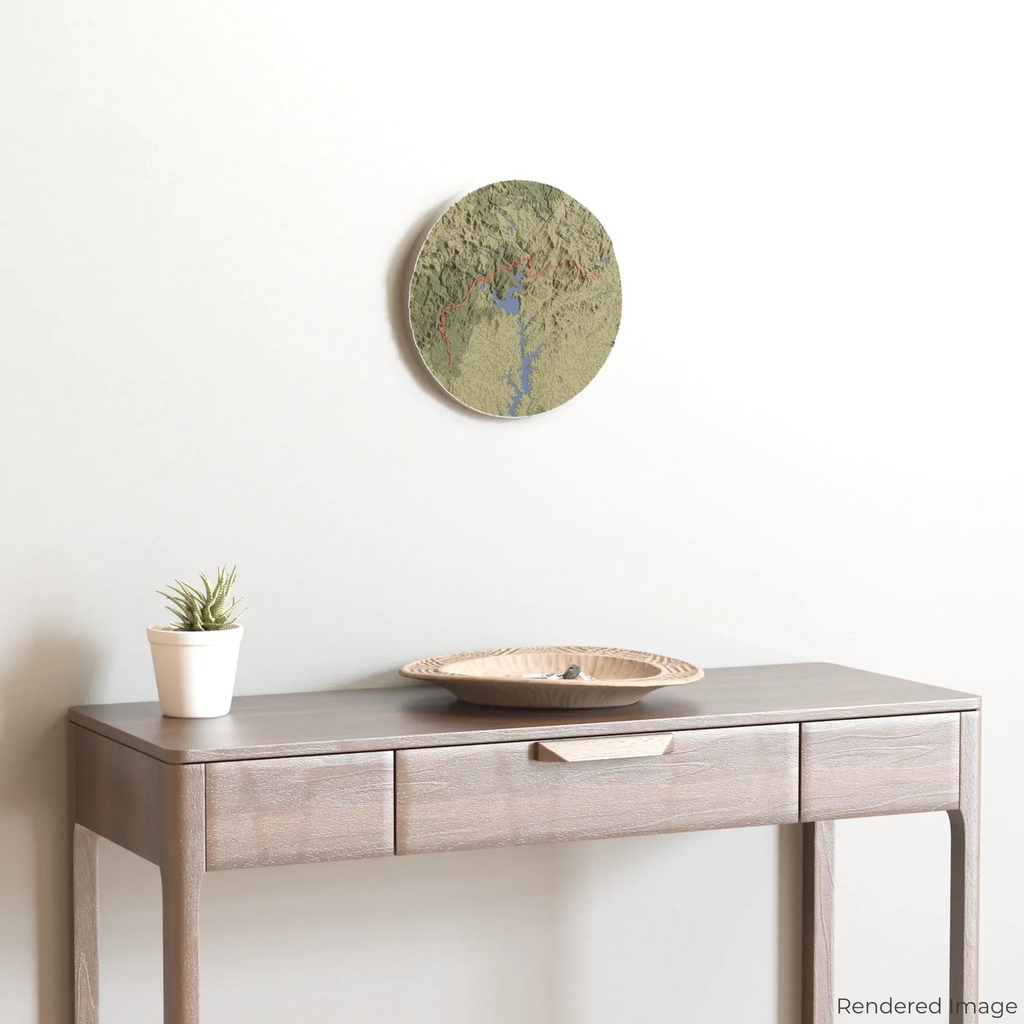 Foothills Trail 3D-Karte