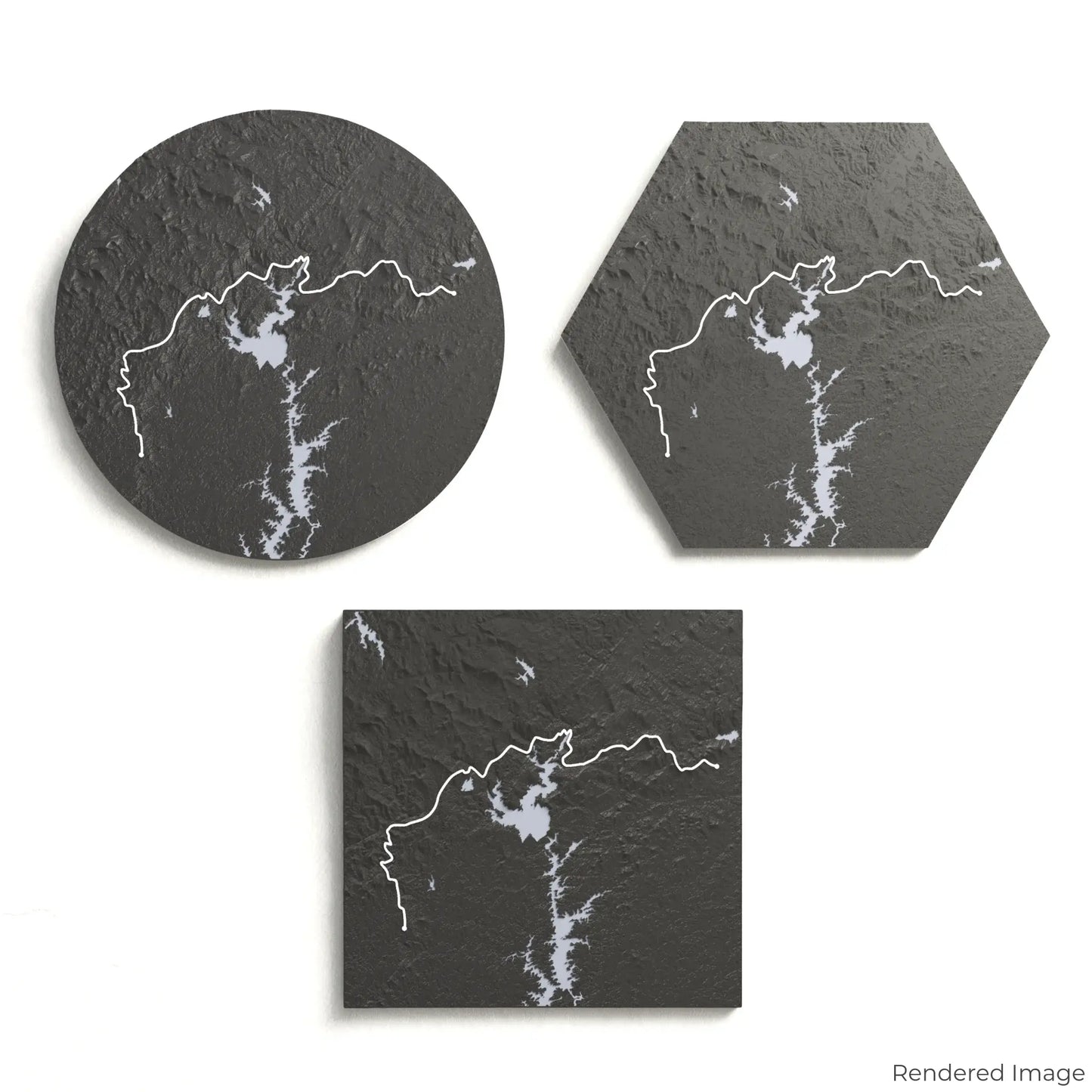 Foothills Trail 3D-Karte
