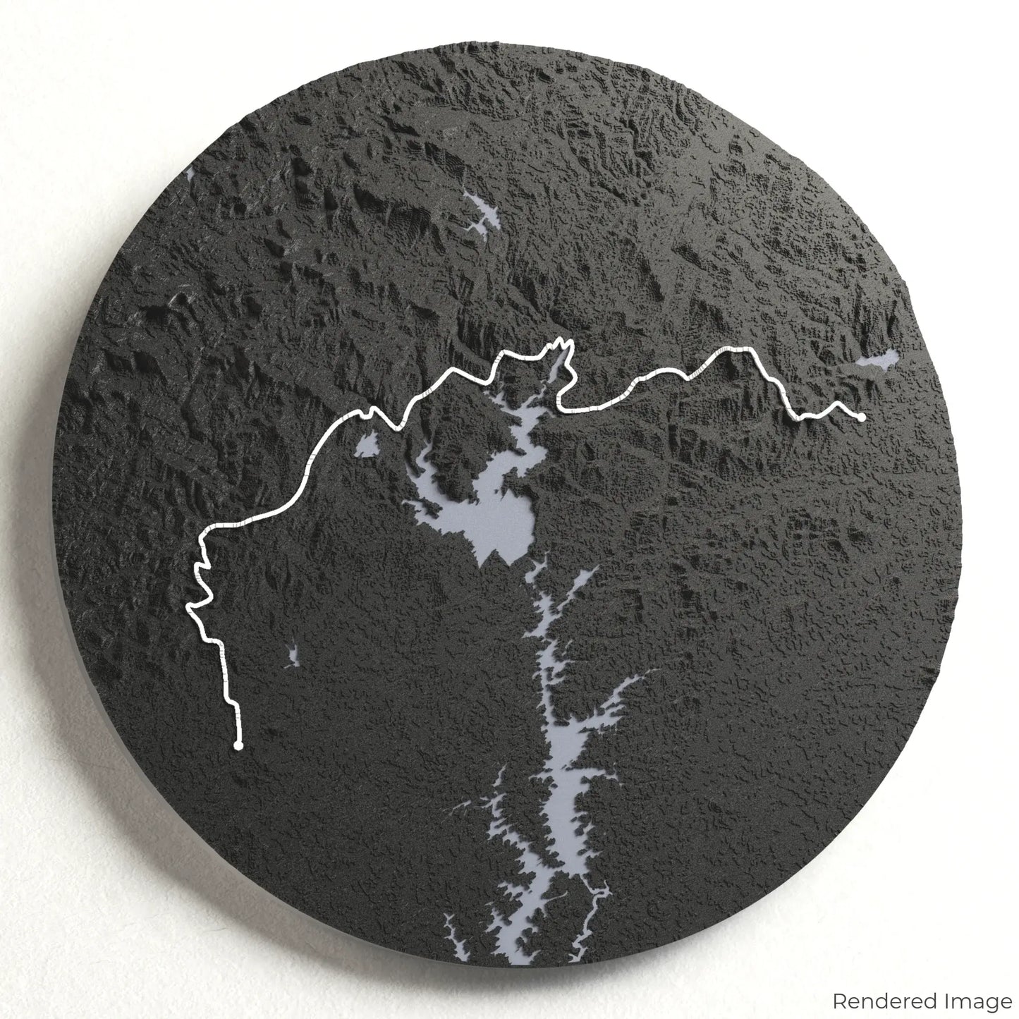 Foothills Trail 3D-Karte