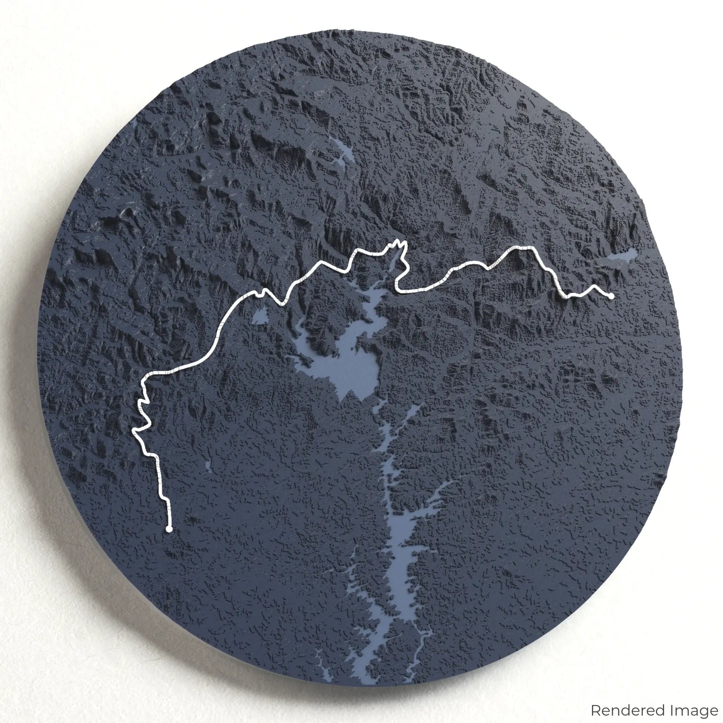 Foothills Trail 3D-Karte