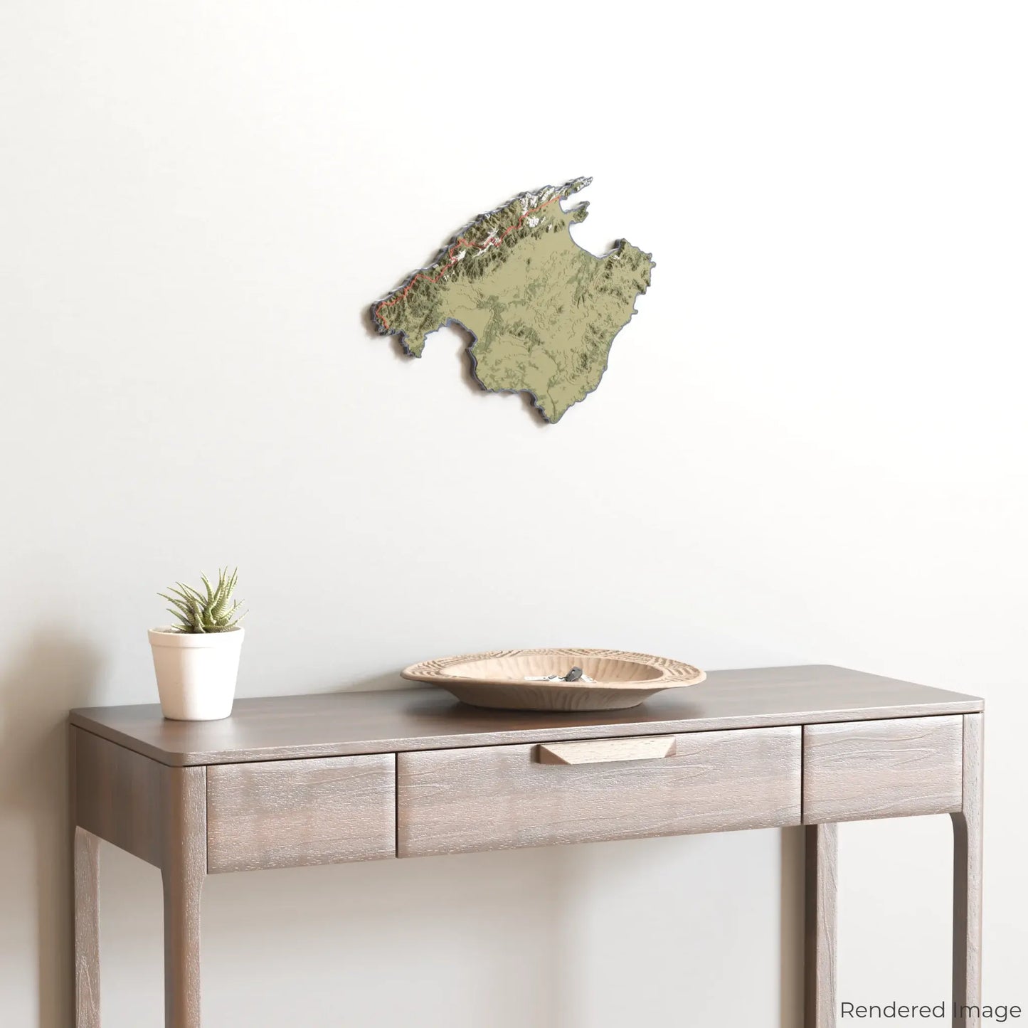 GR221 - Dry Stone Route 3D Map