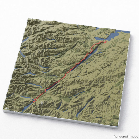 Great Glen Way 3D Map