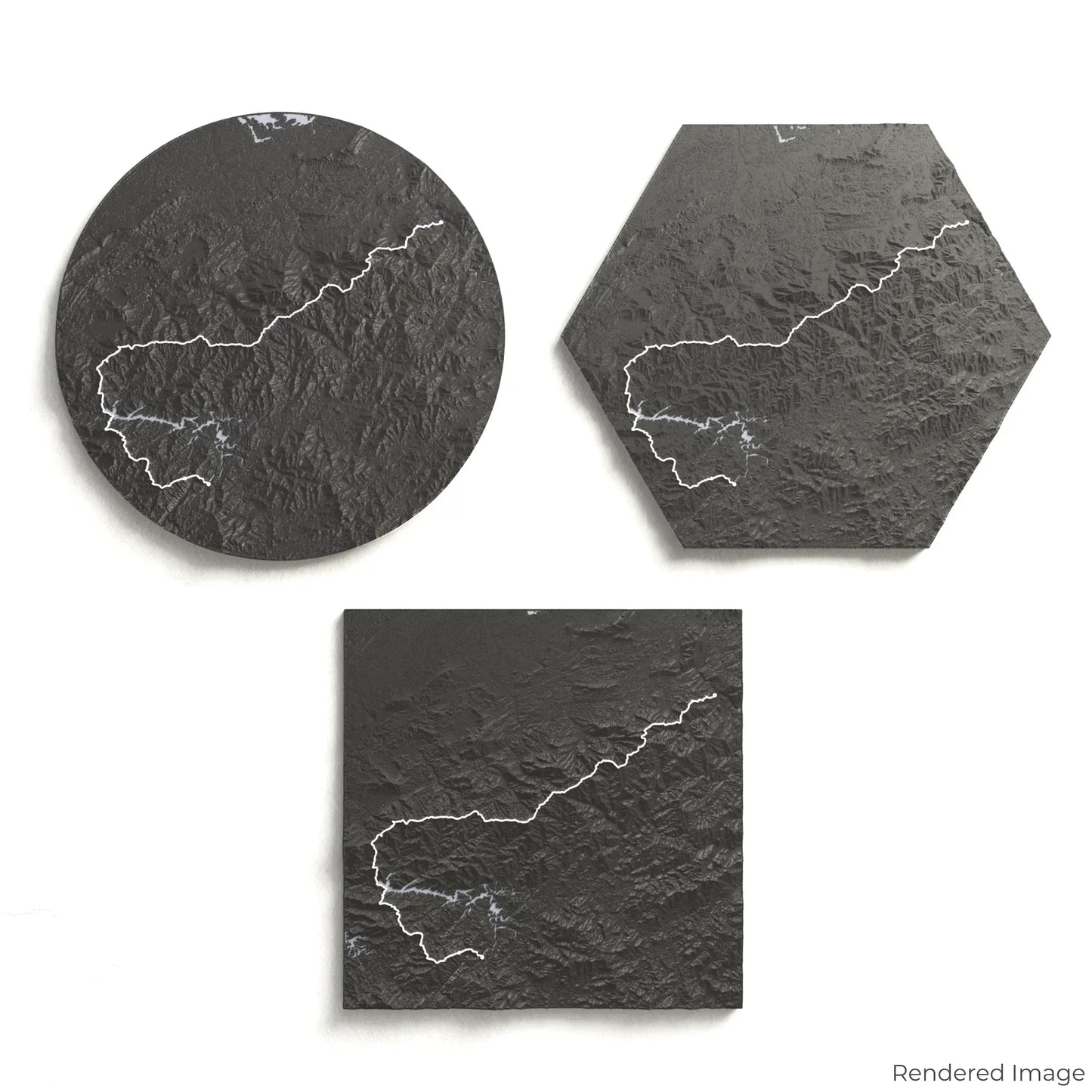 Appalachian Trail – Great Smoky Mountains 3D-Karte