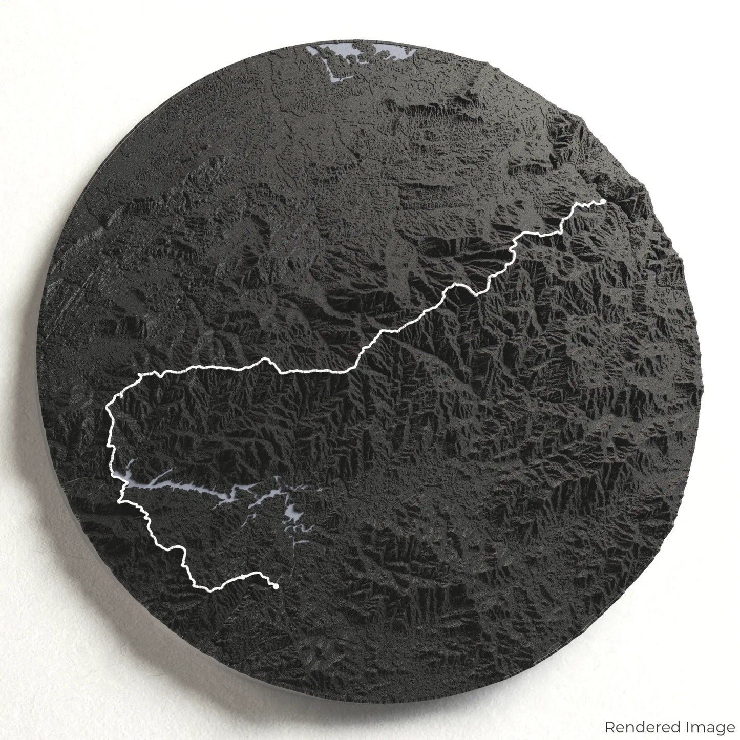 Appalachian Trail – Great Smoky Mountains 3D-Karte