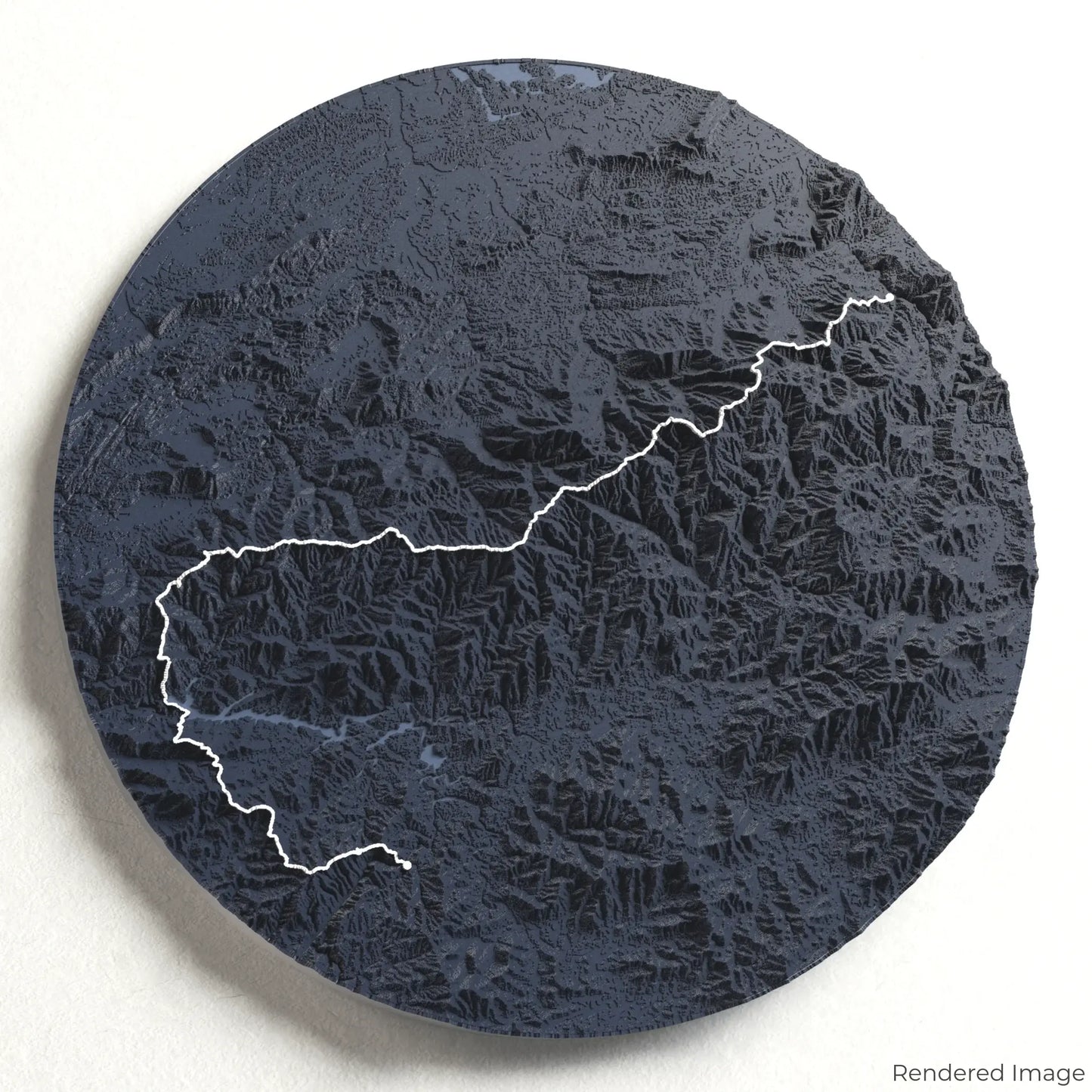 Appalachian Trail – Great Smoky Mountains 3D-Karte