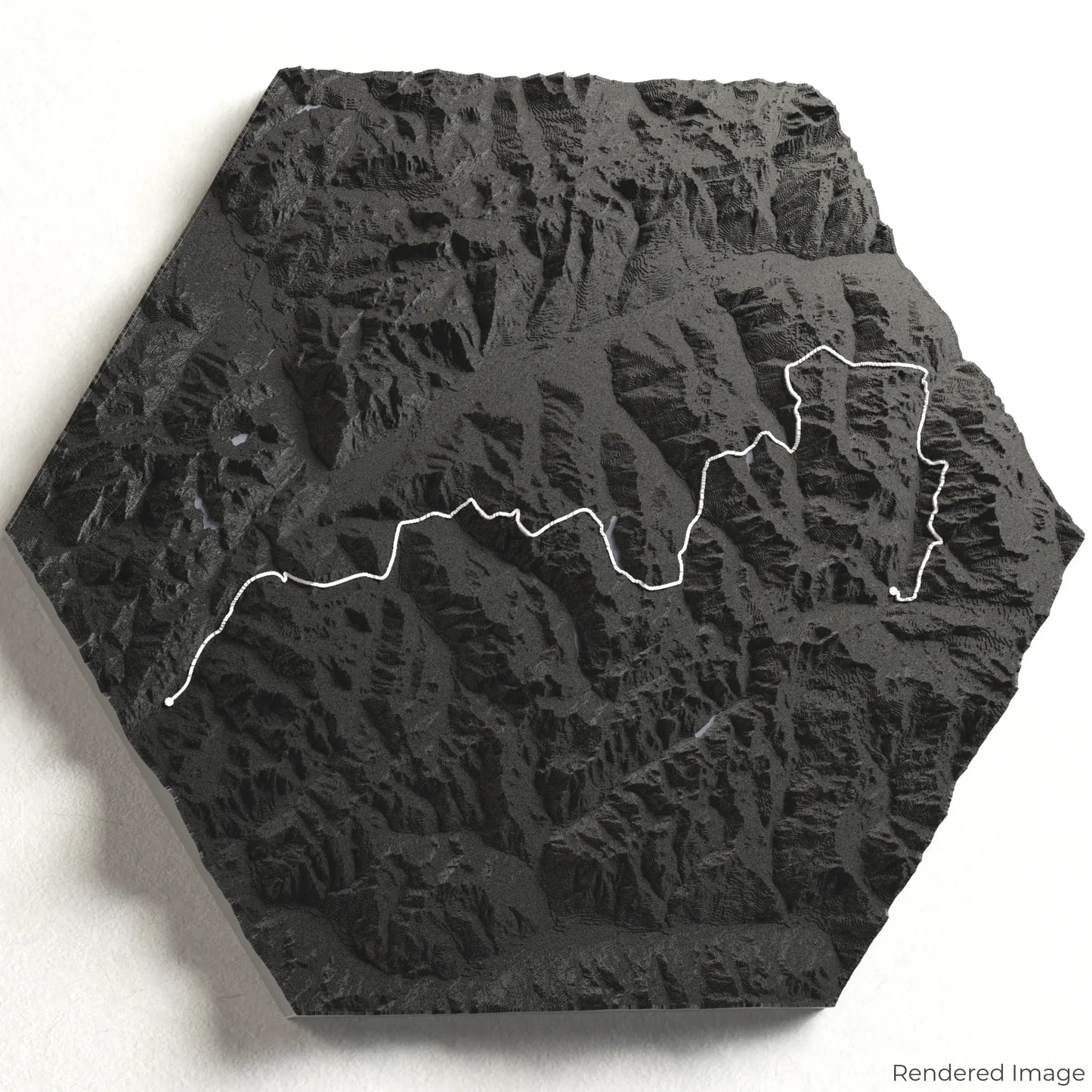 Haute Route 3D-Karte