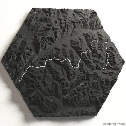 Haute Route 3D-Karte