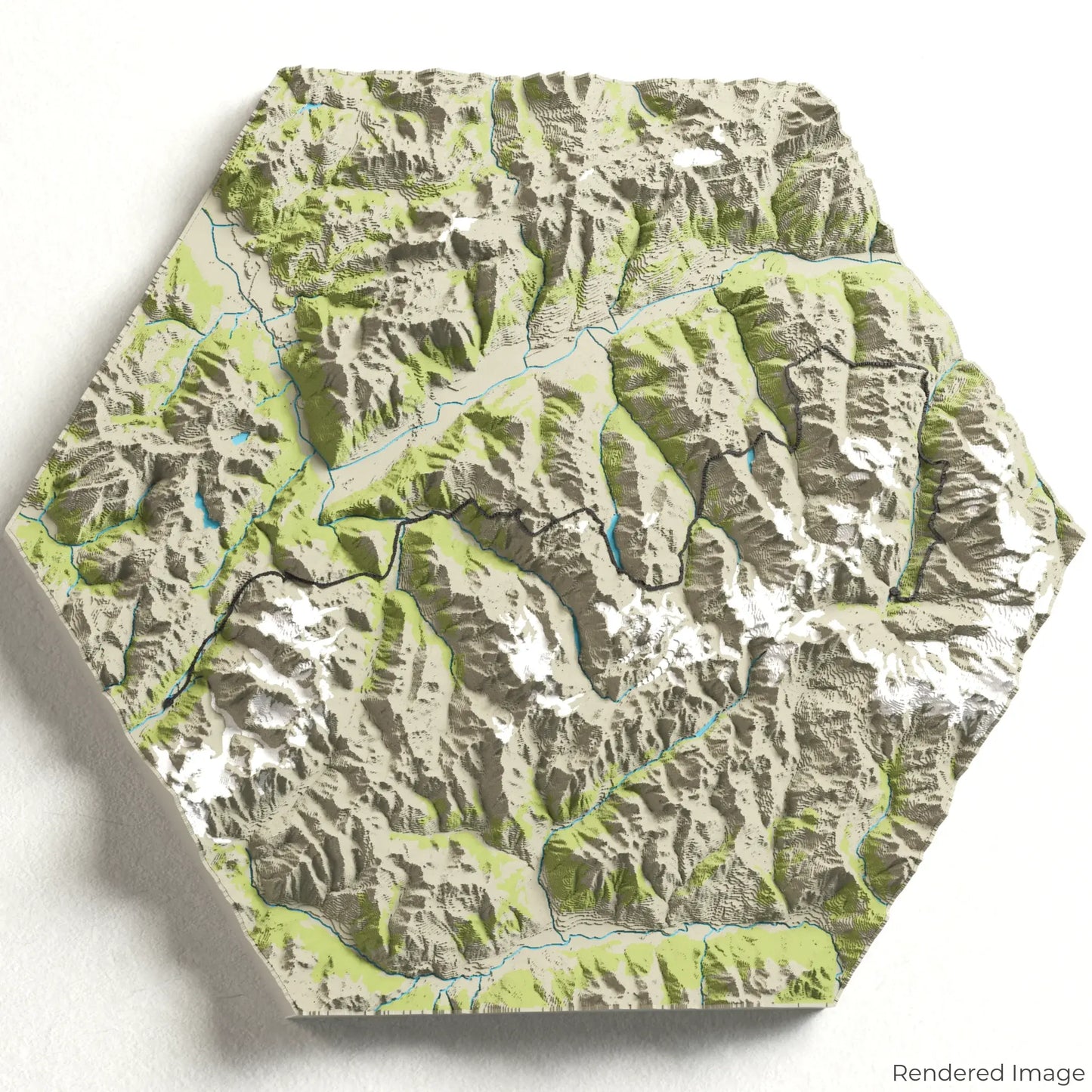 Haute Route 3D-Karte