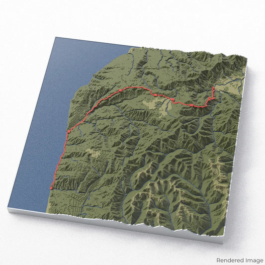 Heaphy Track 3D Map