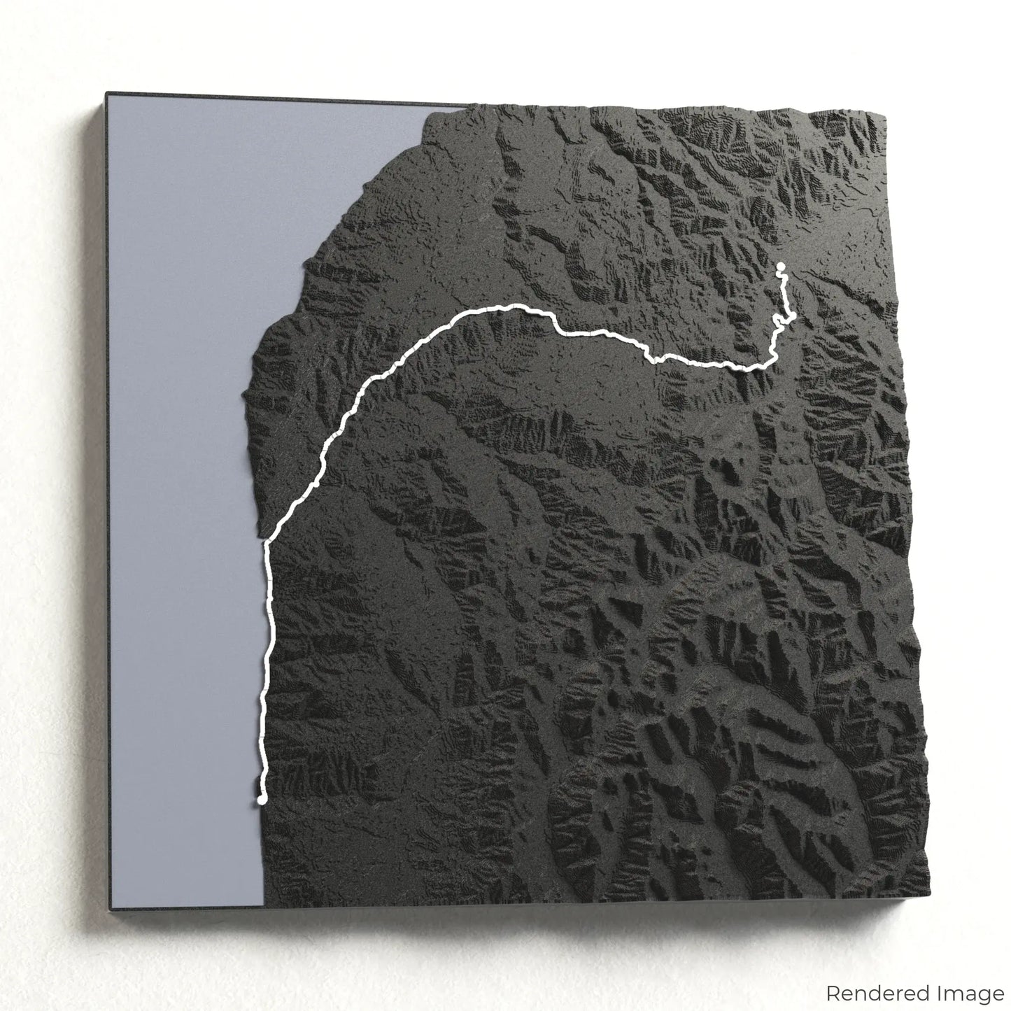Heaphy Track 3D-Karte