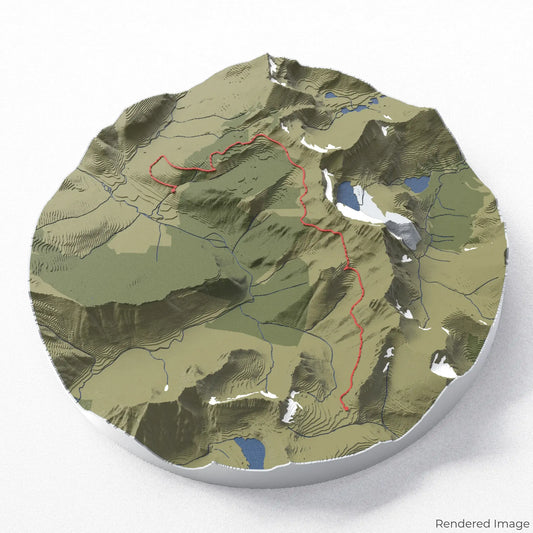 Highline Trail 3D-Karte