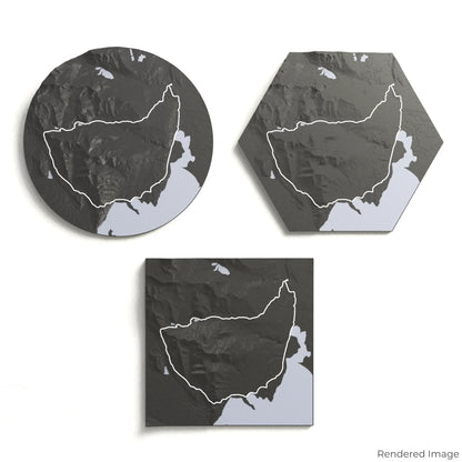 Huemul Circuit 3D Map