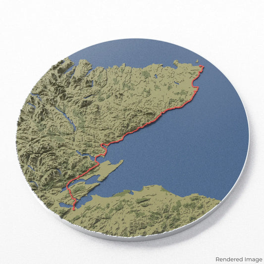 John o'Groats Trail 3D Map