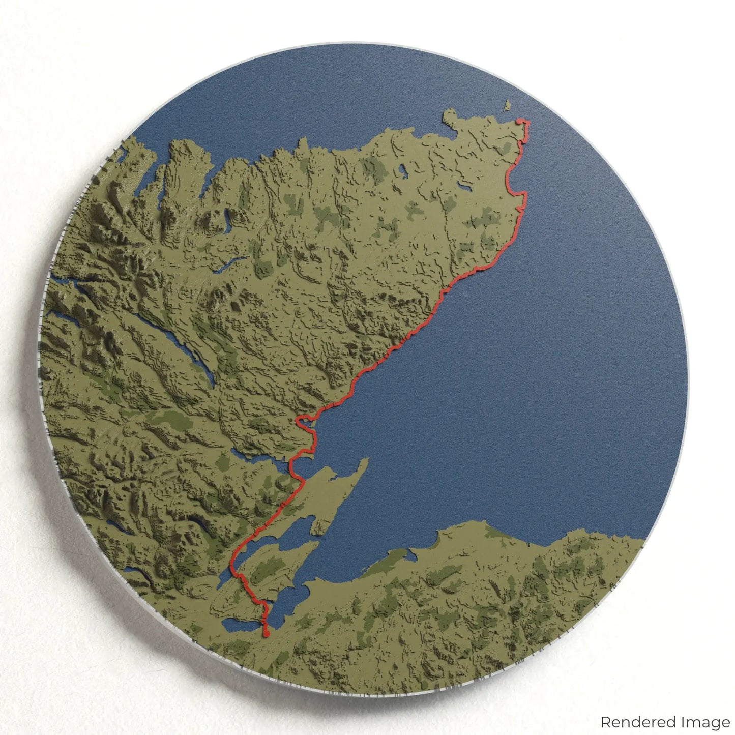 John o'Groats Trail 3D Map