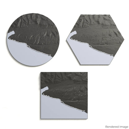 Carte 3D du sentier marin Juan de Fuca