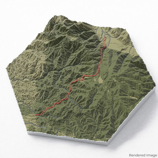 Kokoda Track 3D Map