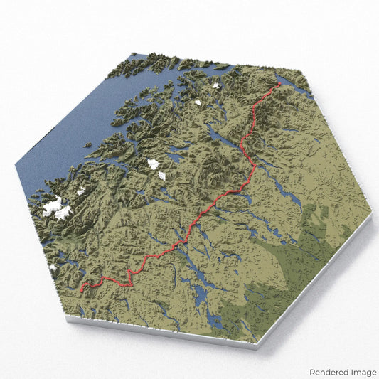 Kungsleden 3D Map