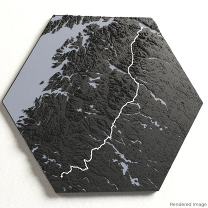 Kungsleden 3D Map