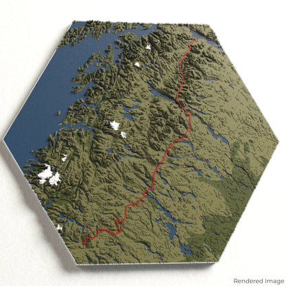 Kungsleden 3D Map