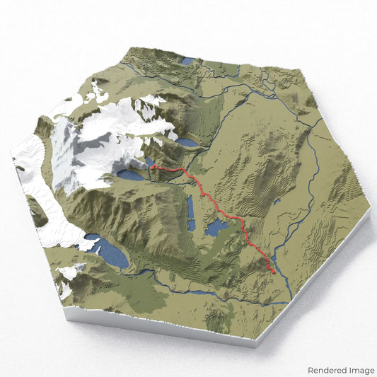Laguna de los Tres 3D Map