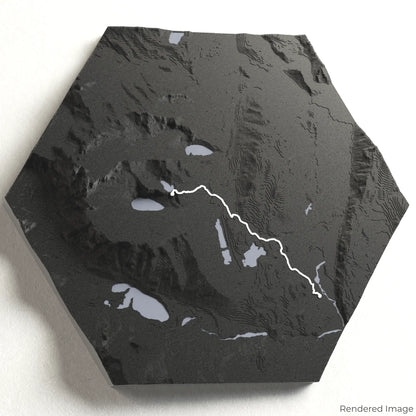 Laguna de los Tres 3D Map