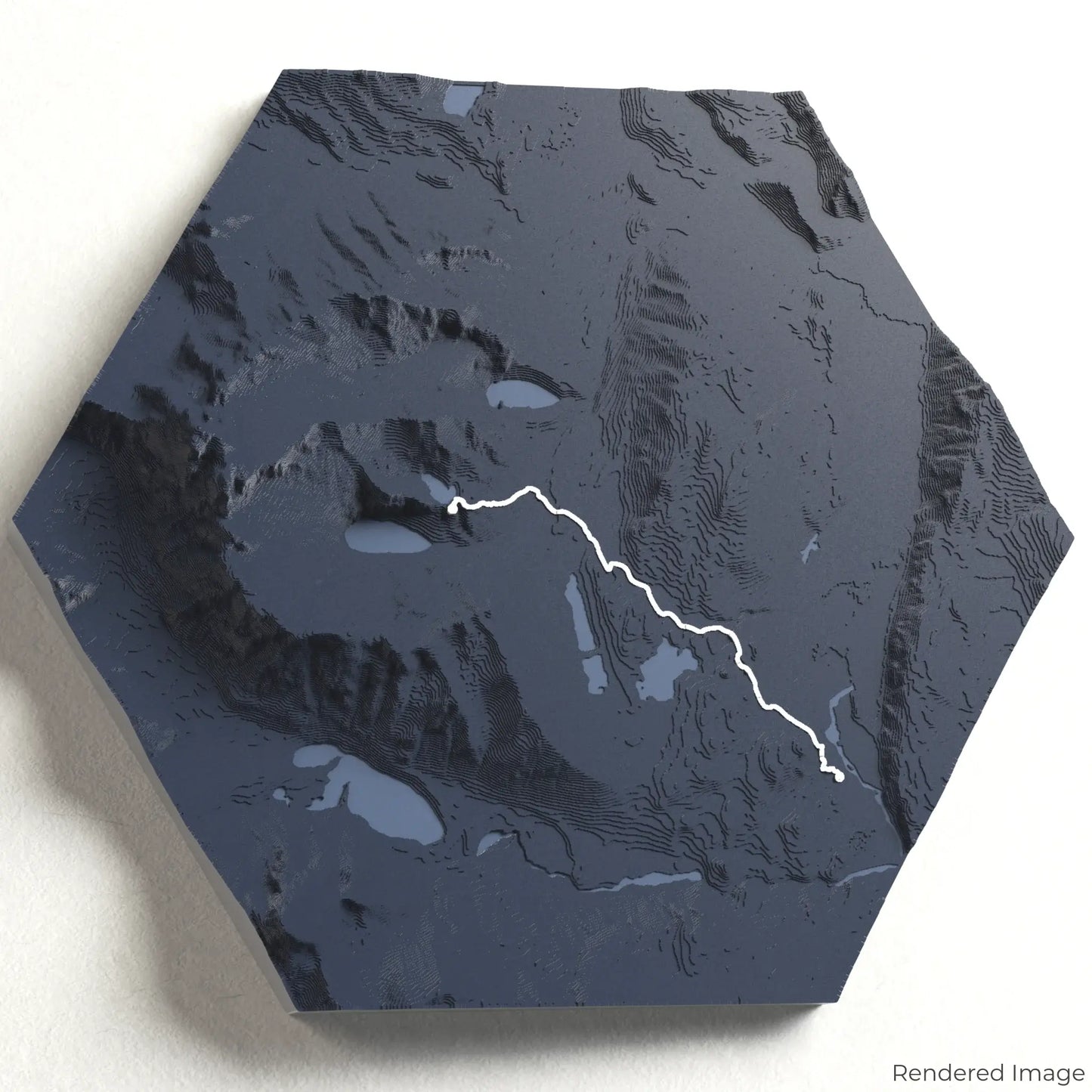 Laguna de los Tres 3D Map