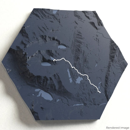 Laguna de los Tres 3D Map