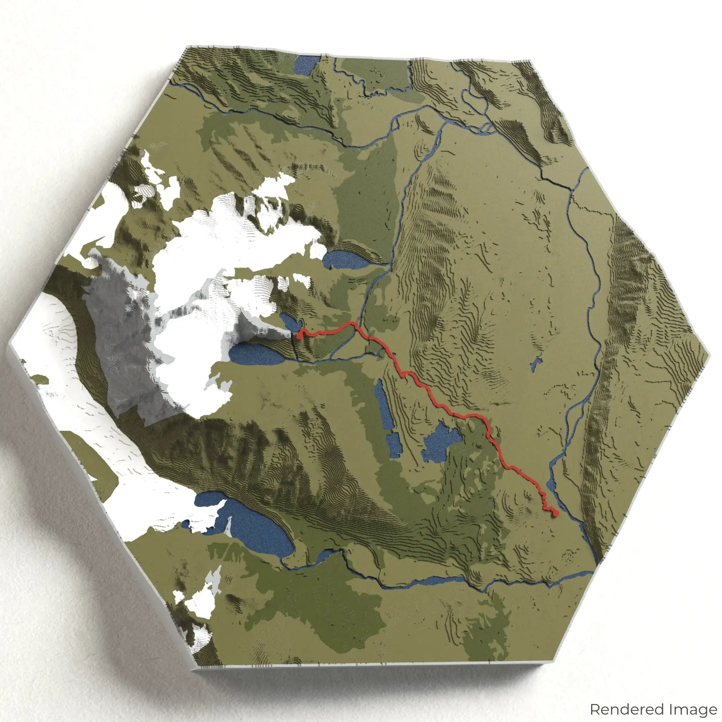 Laguna de los Tres 3D Map
