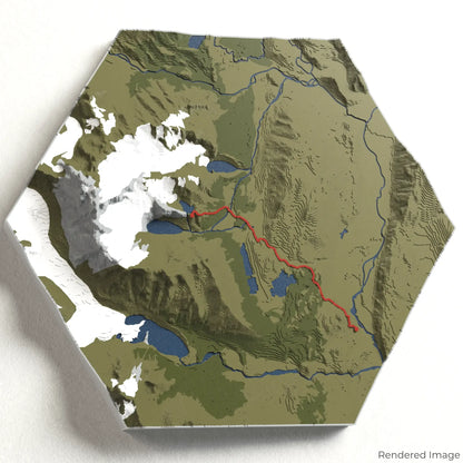 Laguna de los Tres 3D Map