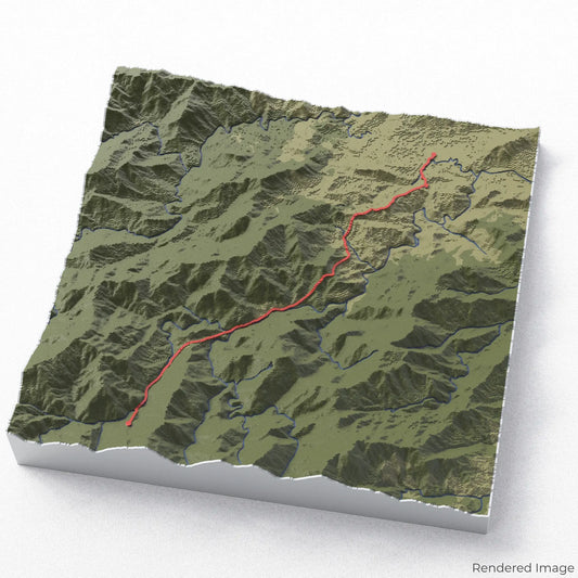 Lost City Trek 3D Map
