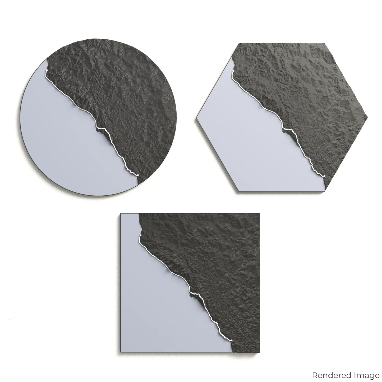 Lost Coast Trail 3D Map