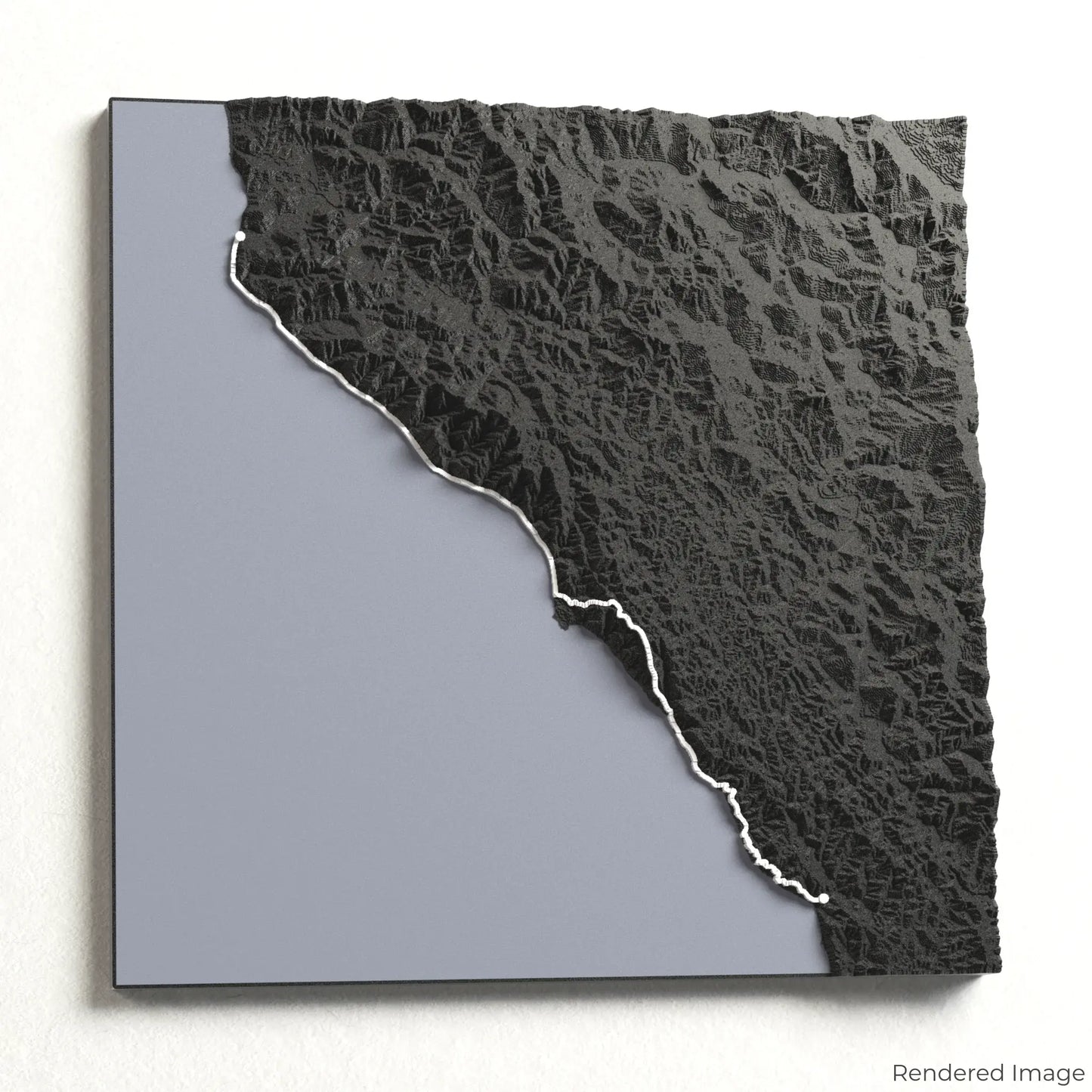 Lost Coast Trail 3D Map