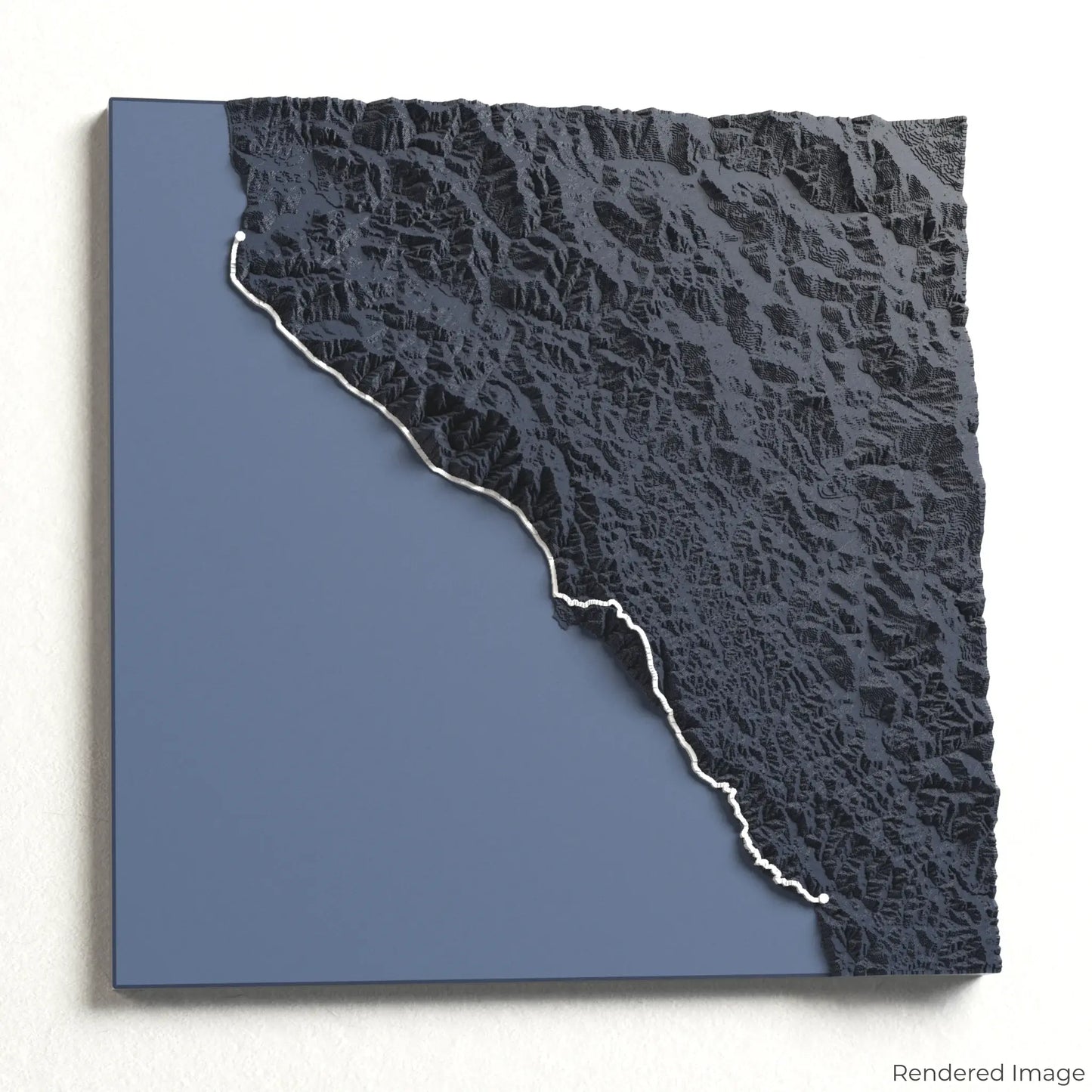 Lost Coast Trail 3D Map