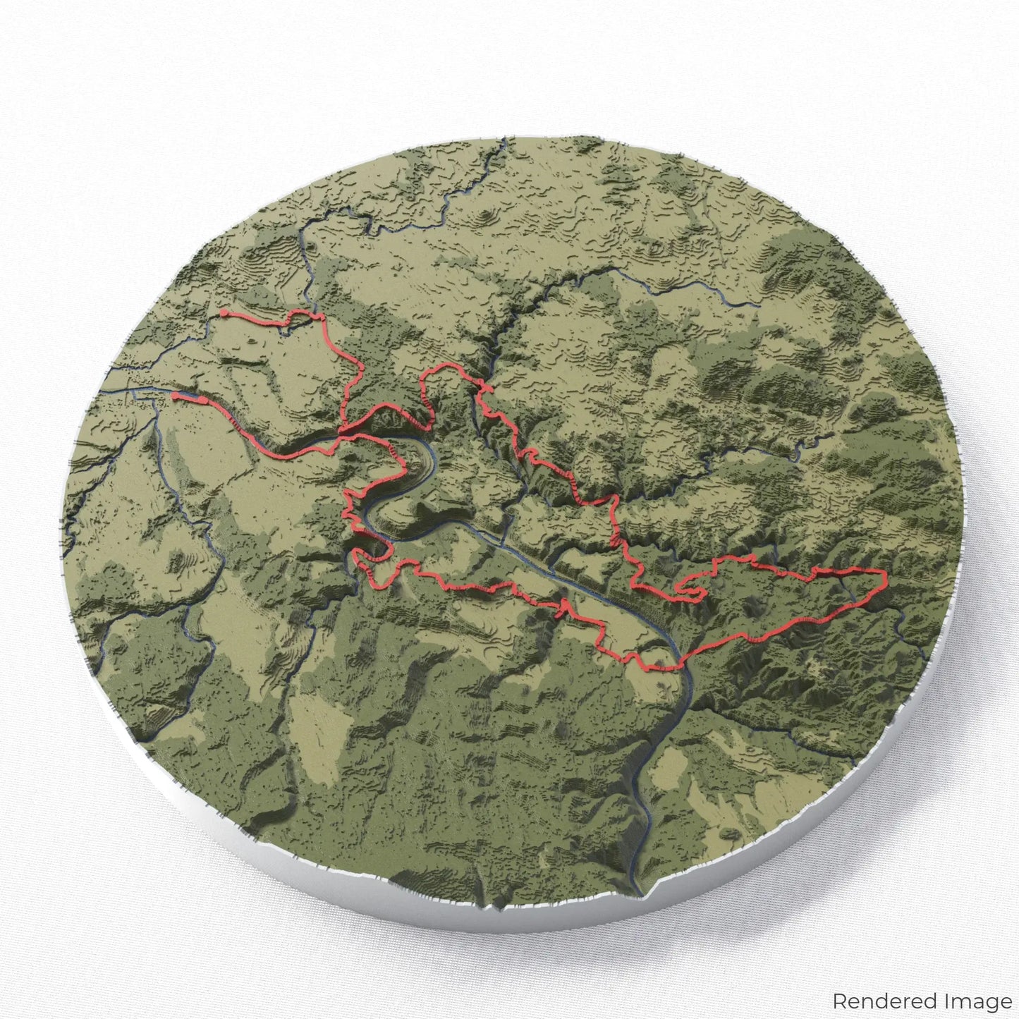 Malerweg Trail 3D Map